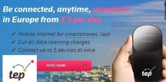 Tep Wireless ofrece en todo Europa por 3€/dia 500MB de trafico en cualquier país, una alternativa a Droam.