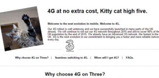 Internet 4G ilimitado: Una forma de vender solo la voz: Three lo hace en UK. ¿Lo imitarán en España?