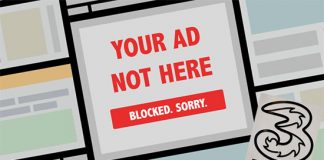 THREE probará bloquear la publicidad a 20 000 voluntarios.