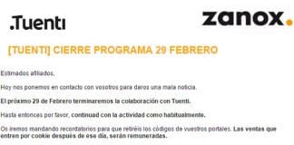 TUENTI cerrará su acuerdo con ZANOX: ¿No quieren que vendamos sus servicios?