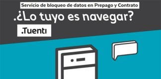 TUENTI lanza bloqueo de datos para prepago y contrato. ¡Por fin!