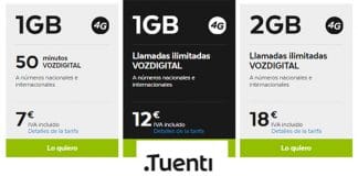 TUENTI lanza su oferta 4G con un bono extra en verano de 1GB a 4€.