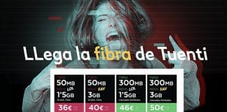 TUENTI lanza su convergencia de fibra con más cobertura desde 36€.