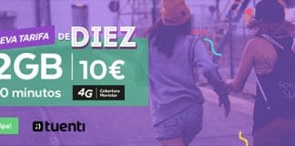 TUENTI lanza su tarifa 10€ con 2GB, 50 min y VOZ DIGITAL ilimitada a estudiantes.