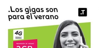 TUENTI rebaja un 50% todo el verano todos sus bonos de datos.