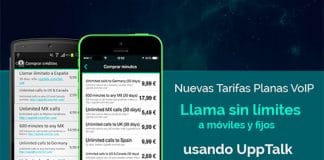 Upptalk ofrece ahora tarifas ilimitadas a varios países. Más posibilidades de ahorro.