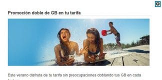 Desde HOY en VODAFONE activa 2×1 en datos VODAFONE