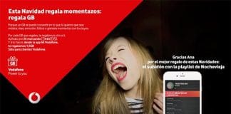 Los clientes de VODAFONE podrán regalar datos a sus amigos por Navidad.