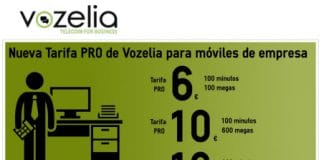 Vozelia lanza sus nuevas tarifas para empresas.