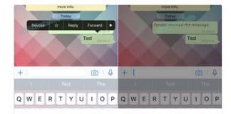 WHATSAPP permitirá borrar mensajes enviados en el destinatario.