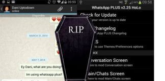 WhatsAPP deja sin servicio a los usuarios de WhatsAPP plus durante 24 horas. Cierran la APP.
