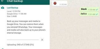 WHATSAPP incorporará estilos de escritura imitando los documentos.