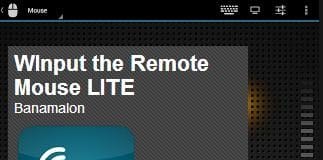 WInput the Remote Mouse LITE, convierte tu móvil en un ratón y teclado WIFI o bluetooth.