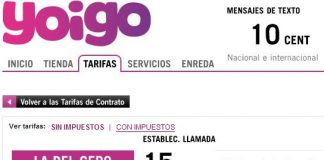 YOIGO se da cuenta que su tarifa CERO debe permitir la compra a plazos de terminales para competir.