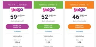 YOIGO mejora sus convergentes con todo ilimitadas y 2 lineas.