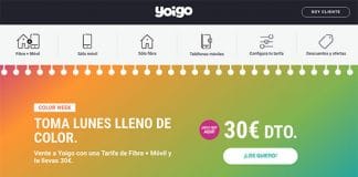 YOIGO regala 30€ en el CyberMonday