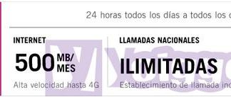 Yoigo tendrá una nueva tarifa ilimitada de 20€ con ilimitados minutos y 500MB de trafico de Internet.