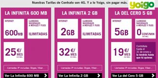 YOIGO reduce sus ingresos en un 24% en el 2014 pese a ganar clientes.