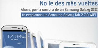 Yoigo regalará si compramos un Samsung Galaxy S3 la Samsung Galaxy tab con 8GB en tiendas oficiales Yoigo en Noviembre.