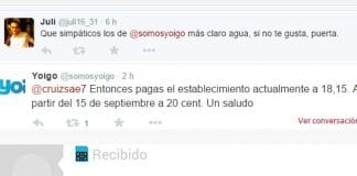YOIGO anuncia subir el establecimiento de llamada a 20 céntimos: 9,25% más.