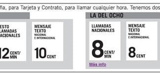 Yoigo: Solo se puede cambiar la tarifa antes del dia 1 de cada mes. Sino toca esperar al dia 1 del siguiente mes. Cambiar a la tarifa del 8 se puede retrasar casi un mes en Yoigo.