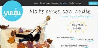 Yuuju, el ADSL prepago por 25€/mes (5000 primeros clientes) después 32€/mes.